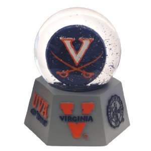  Virginia U Logo In Water Globe. SchoolS Fight Song Plays 