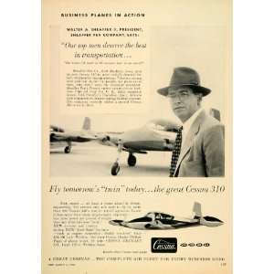   Aircraft Walter Sheaffer Wichita   Original Print Ad