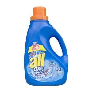 All Liquid Laundry Detergent   Oxi Active HE, 50 fl oz 