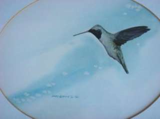 Adele Earnshaw New Zealand Artist Hummingbird Painting  