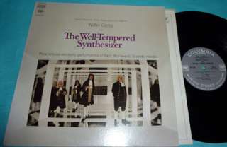 Walter Carlos Well Tempered Synthesizer 2 Eye NM LP  