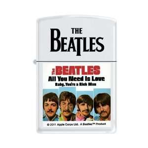  Zippo Beatles All You Need Is Love White Matte Lighter 