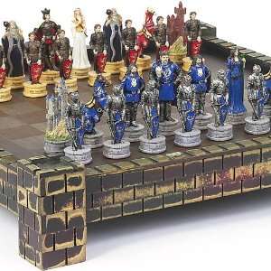   of Camelot Chessmen & Belvedere Castle Chess Board Toys & Games
