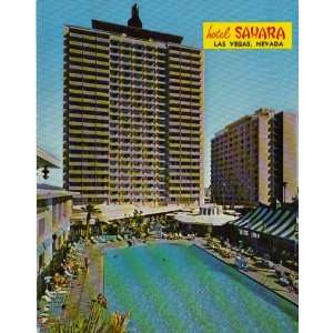  Vintage Las Vegas Hotel Sahara Post Card 1960s 