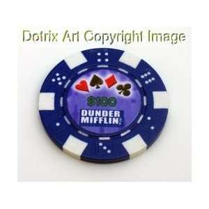   The Office Dunder Mifflin Las Vegas Casino Poker Chip 