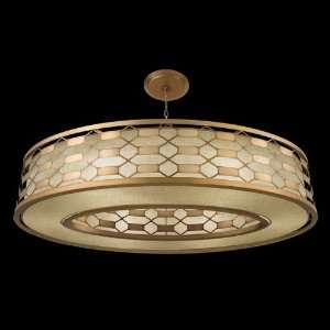 Fine Art Lamps Allegretto Gold 25 Six Light Pendant in Burnished Gold 