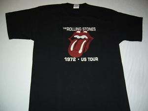 Rolling Stones t shirt mens Small Rock 1972 US tour  