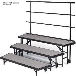 Midwest Folding Products RTRP3C 3 LEVEL TAPERED CHORAL RISER, CARPET 
