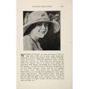  1925 Wanda Hawley Ethel Clayton Silent Film Movie Actor 
