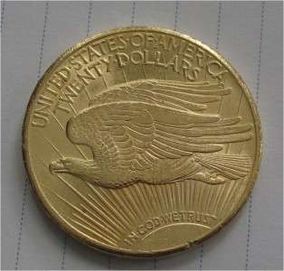 USA 20 GOLD DOLLARS COIN, SAINT  GAUDENS 1925 AU  