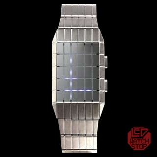 LINES  Unique Japanese LED Watch (Geomesh)   SVML White  