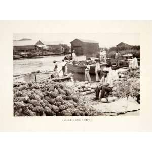  1914 Print Market Scene Tampico Mexico Indigenous People 