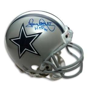  Tony Dorsett Signed Cowboys Mini Helmet w/HOF 94 