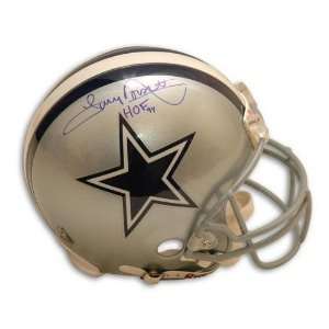  Autographed Tony Dorsett Dallas Cowboys Proline NFL Helmet 