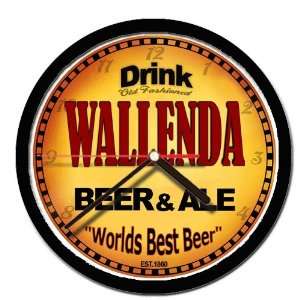  WALLENDA beer and ale cerveza wall clock 