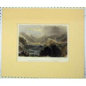    Mount Daphin Champcellas Durance 1840 Hand Coloured