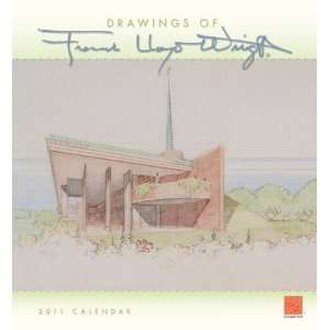  Drawings of Frank Lloyd Wright 2011 Wall Calendar