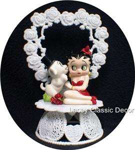Sexy BETTY BOOP Wedding cake topper engagement Dog top  