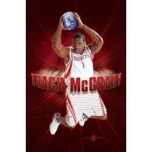  TRACY MCGRADY 22 X 34 HOUSTON ROCKETS T MAC