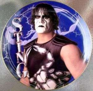 WCW Sting Hamilton Collection Collector Plate 1998 NICE  