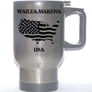  US Flag   Wailea Makena, Hawaii (HI) Stainless Steel Mug 