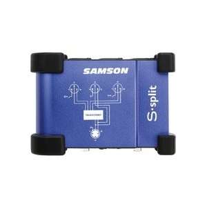  Samson SSPLIT 3 WAY Microphone Splitter Musical 