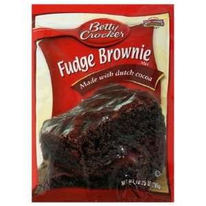 Betty Crocker Fudge Brownie Mix, 10.25 oz Pouches, 18 ct (Quantity of 