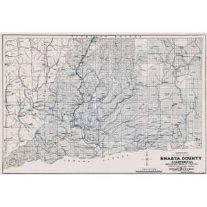  SHASTA COUNTY CALIFORNIA (CA) MAP 1904