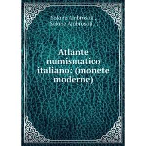    (monete moderne) Solone Ambrosoli, ( Solone Ambrosoli  Books