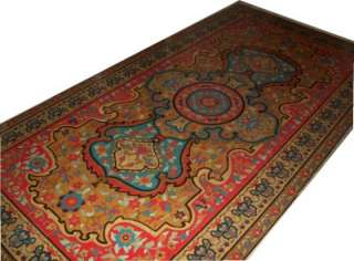Adamson Inspired Malibu Persian Tile Rug 5.5ft x 11ft Beautiful 