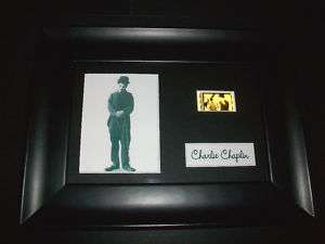 CHARLIE CHAPLIN VR Framed Movie Film Cell Memorabilia  
