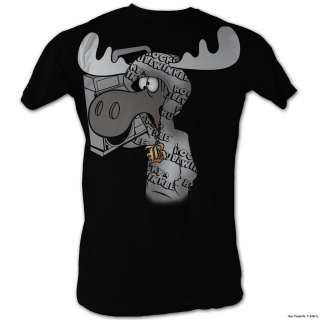 Licensed Rocky and Bullwinkle GWinkle Adult Shirt S 2XL  