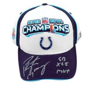  Peyton Manning Indianapolis Colts Autographed Super Bowl 
