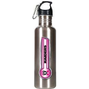 Great American Oakland Raiders Breast Cancer Awareness 26oz Silver 