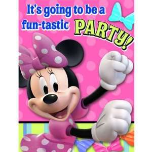  Minnie Mouse Party Invitations   Minnie Invitations   8 