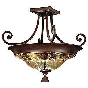  Elba Semi Flushmount by Uttermost