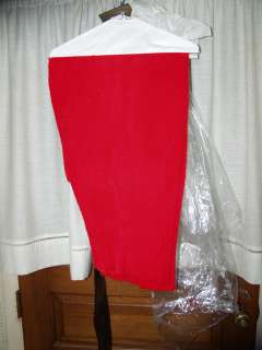 Vintage Quality Hand Made Real Santa Claus Costume Suit  