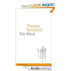 Ein Kind (German Edition) Thomas Bernhard  Kindle Store