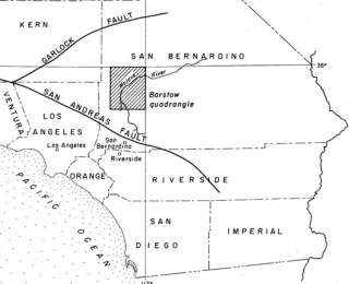 Barstow, Calif, Mojave Desert gold mines located, RARE 1954 book, 1st 