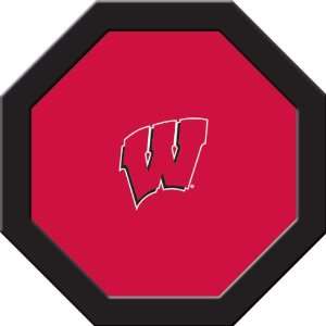    Wisconsin Badgers Game Table Felt   43 Round 