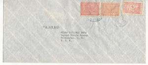 SAUDI ARABIA c1949 Dharan to Washington DC  