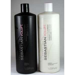  Sebastian Volupt Shampoo & Conditioner Liter DUO (33.8oz 