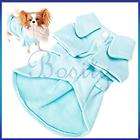   Pet Dog Puppy Coat Dress Warm Winter Spring Apparel Light Blue XL