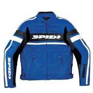  Spidi Scarface Wind Leather Jacket   54/Blue Automotive