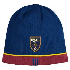 Real Salt Lake Reversible adidas Authentic Player Knit Hat 