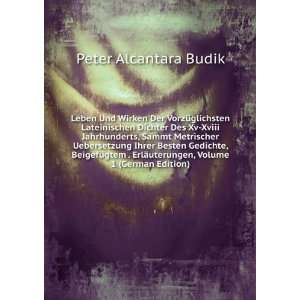   ¤uterungen, Volume 1 (German Edition) Peter Alcantara Budik Books