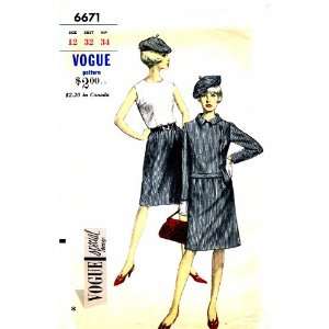 Vogue 6671 Special Design Vintage Sewing Pattern Suit 