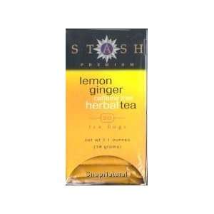 Tea, Lemon Ginger, 20 ct. Grocery & Gourmet Food