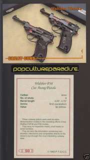 WALTHER P38 CUT AWAY PISTOLS P4P38 9mm GREAT GUNS CARD  