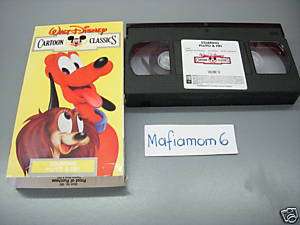 Walt Disney Cartoon Classics Vol. 10 VHS Pluto & Fifi 012257580037 